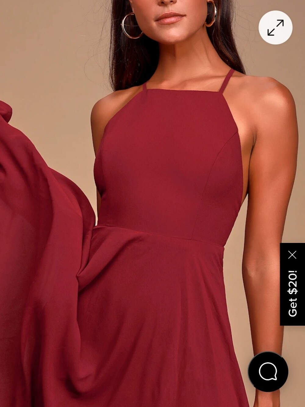 Mythical Kind of Love Wine Red Maxi Dress - Picture 4 of 10